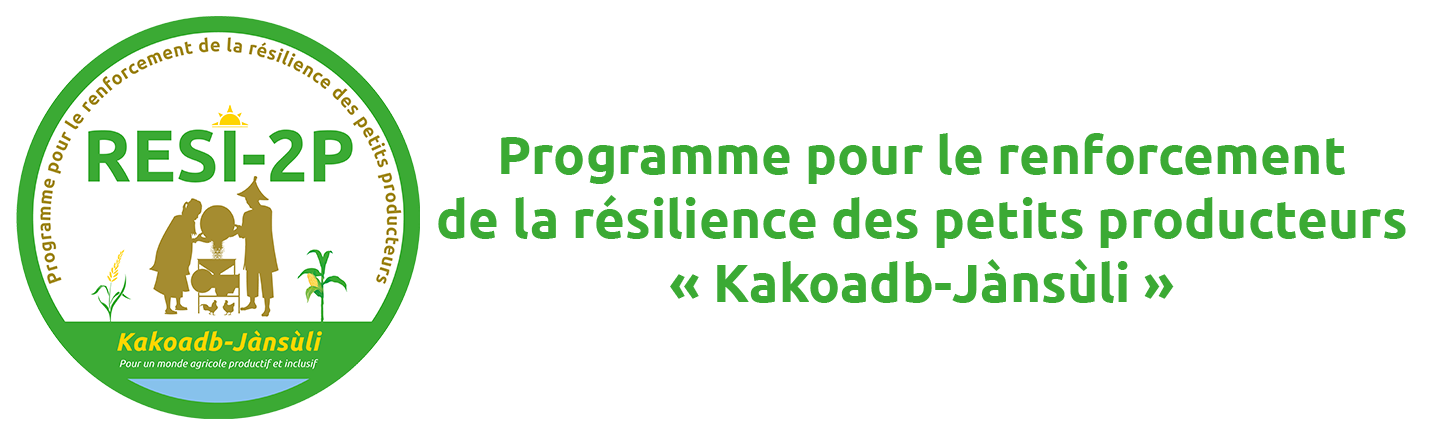 Programme pour le renforcement de la résilience des petits producteurs